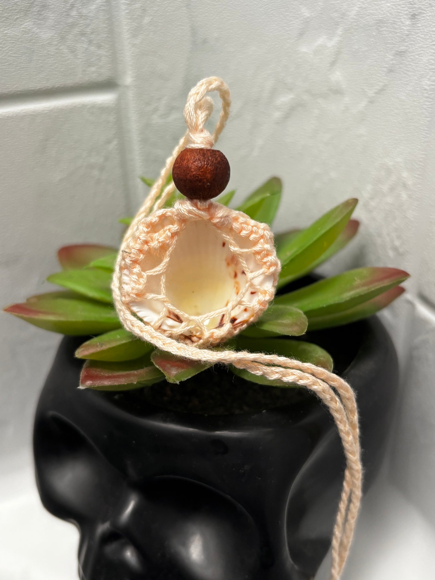 Macrame Seashell Necklace