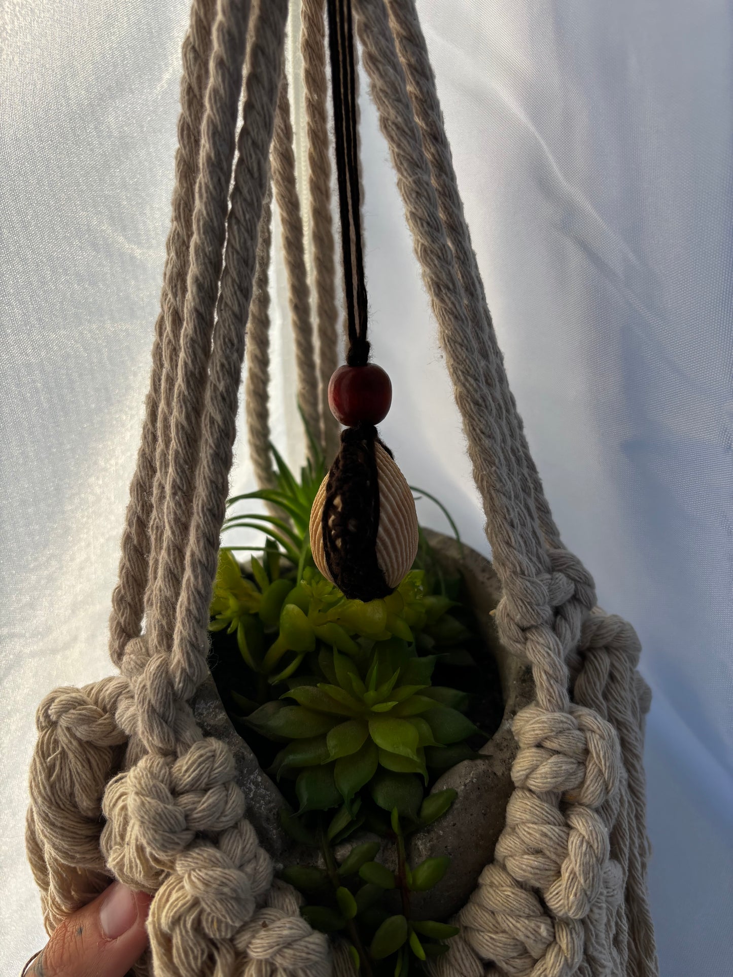 Macrame Seashell Necklace