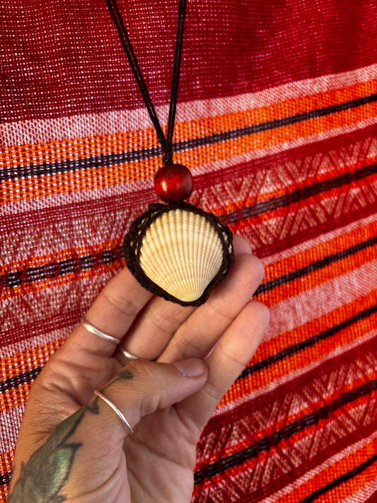 Macrame Seashell Necklace